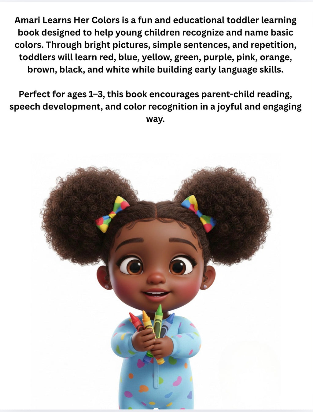 Amari Learns Her Colors