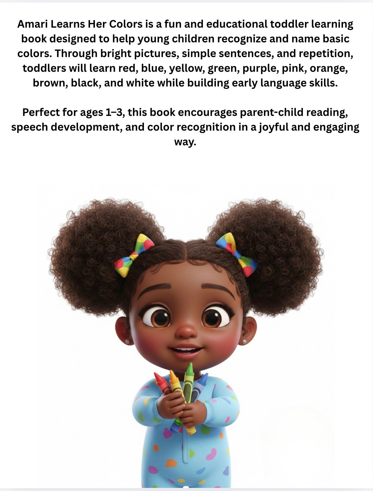 Amari Learns Her Colors